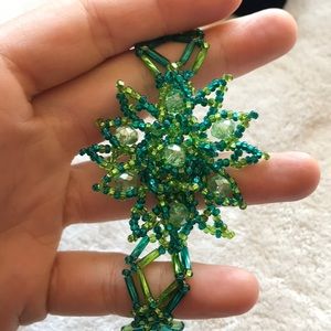 Artisan beaded bracelet from Mexico